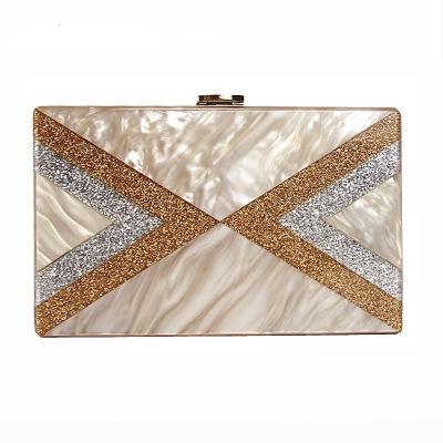 Women messenger bags new wallet elegant stylish sequins patchwork shoulder bag Lady GEometric evening bag casual Vintage Clutch