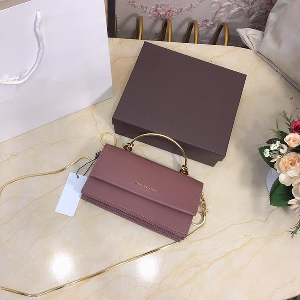 New Style Plain bags for women messenger chain bags high quality ladies shoulder bags handbag with box