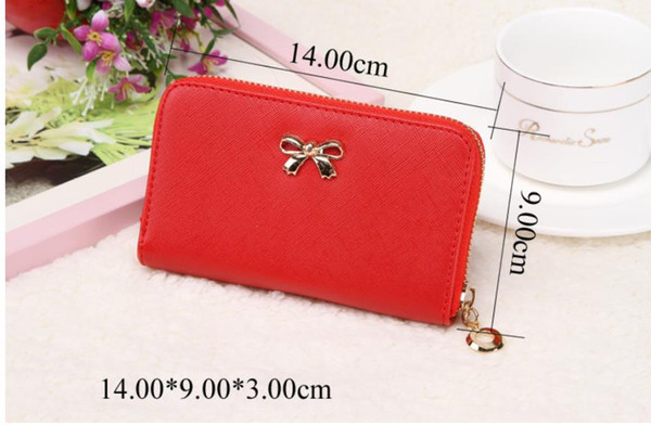 Hot Factory Wholesal! wholesale 2019 brand fashion single zipper cheap luxury designer women pu leather wallet lady ladies long purse