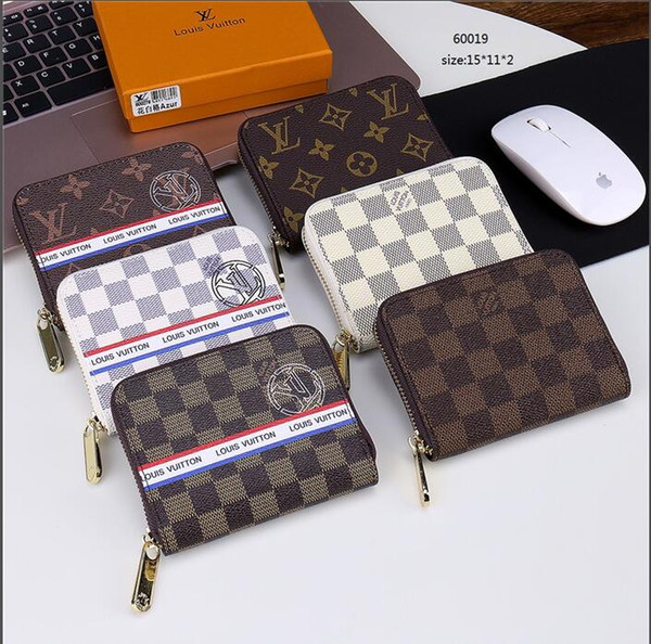 2019 New Male wallet Casual Short designer Card holder pocket Fashion Purse wallets for men wallets purse with tags free shipping 658978