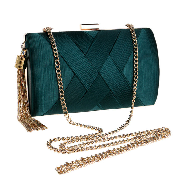 8 color Top Women Evening bag high-grade banquet cosmetic clutch lady girl party wedding dress up handbag cross body fashion bag long purses