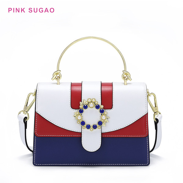 Pink sugao designer shoulder bag women crossody bag messenger bags new fashion purse luxury tote bag handbags pu leather lady BHP