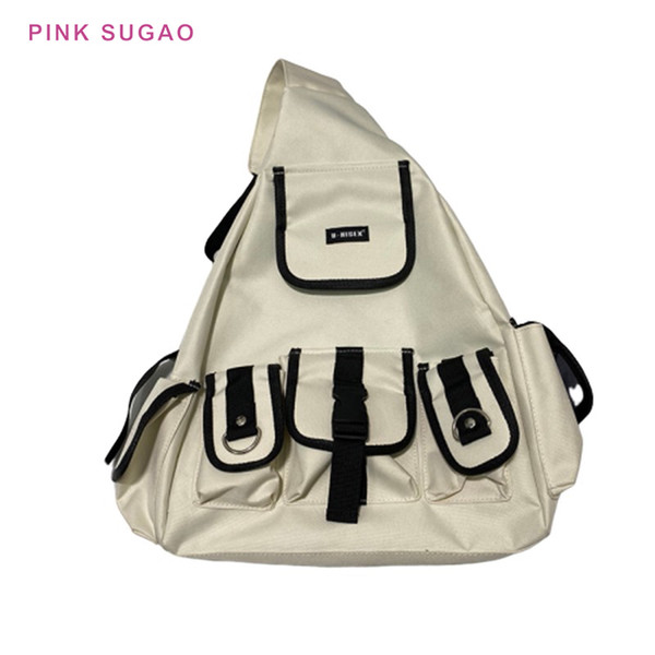 Pink sugao men and women crossbody bag designer chest bags funny shoulder bag new fashion purse luxury bags oxford large capacity BHP