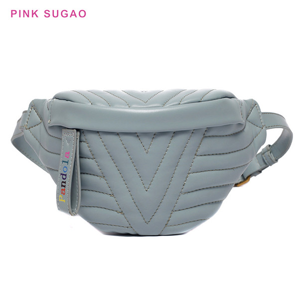 Pink sugao women chest bag designer crossbody bag new fashion purse BHP shoulder bags wild Simple waist bags pu leather hot sales