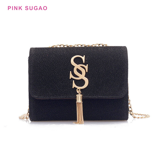 Pink Sugao new fashion chain bags designer crossbody bag women small new styles purse shoulder bag square chain bag lady shopping bags