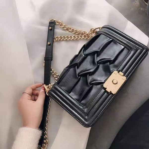 Pink sugao luxury crossboyd bags women shoulder bag designer purses Chennal brand chain bag lady shopping bag geunine leather