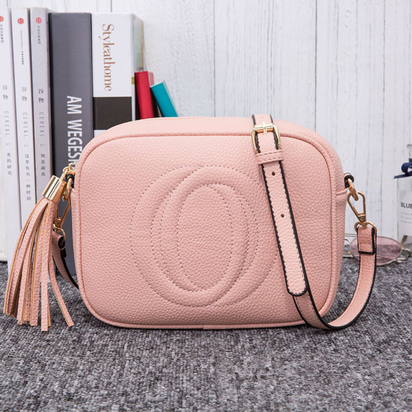 Pink sugao designer handbag crossbody bag for men and women purse ladies hand bags message bag shoulder bag pu leather 5 color choose