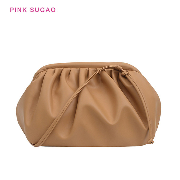 Pink Sugao women crossbody bag designer purse small clutch bag pu leather new fashion hot sales handbag wholesales