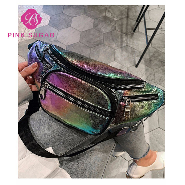 Pink sugao waist bag crossbody luxury fanny pack men and women belt bag outdoor sport crossbody shoulder bag waist bags wholesale