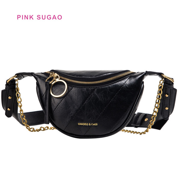 Pink sugao designer crossbody bags pu leather waist bag Fanny Pack designer bags luxury bag purse crossbody shoulder bag 5color