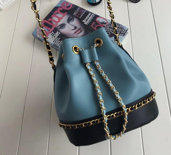 freeship New Fashion Women Shoulder bags PU Leather Women Tote Hand Bag Crossbody Lady Bag Women Chain BucketBags