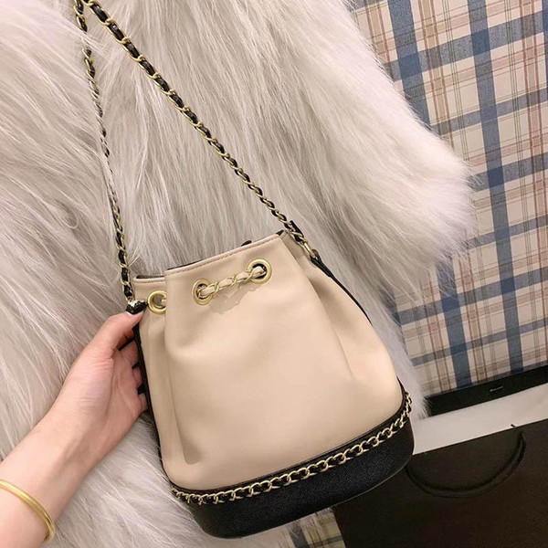 freeship ysiykiy hot sell New Fashion Women Shoulder bags PU small tote Hand Bag Crossbody Lady Bag Women Chain Bucket Bags