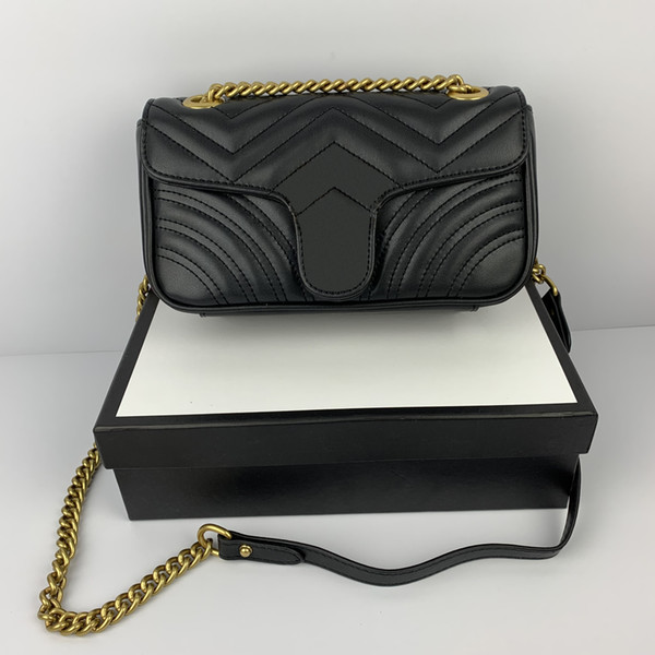 Hot sale Famous brand designer fashion luxury ladies small chain shoulder bags messenger bag women crossbody with box