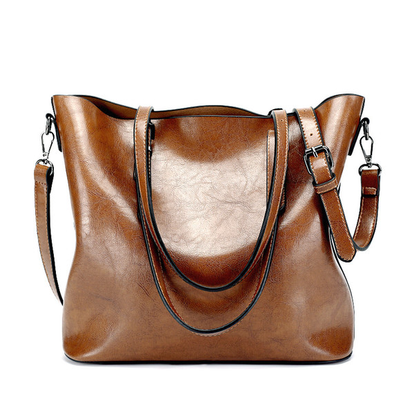 2018 Brand New Fashion PU Leather Women Handbag Clutch Hobo Purse Shoulder Handbags Cross Body Bucket Bags Lady Sling Bag Totes GLB091