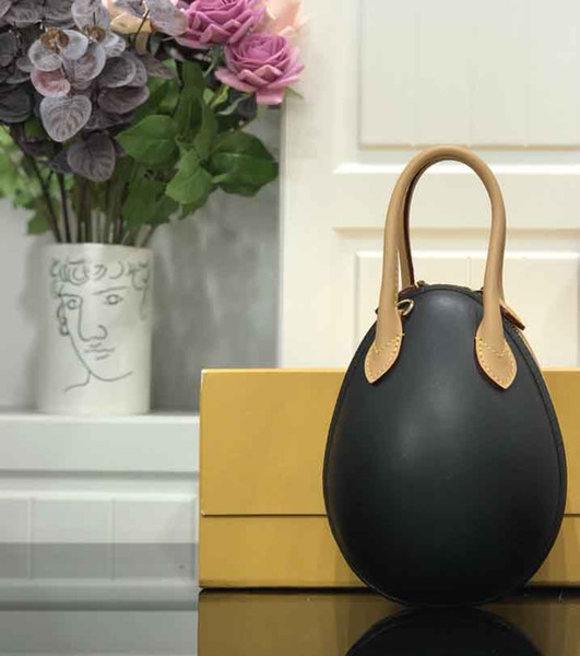 2018 Hot Sell Fashion Designer Luxury Women Handbags Mini Oval Circular Bucket Bags Lady Chain Crossbody Handbags Genuine Leather Tote Bags