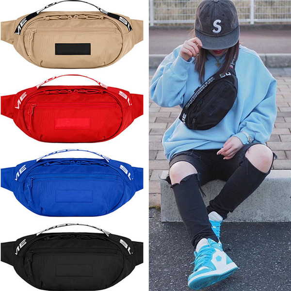 2018SS 44th waist Bag Sup Unisex Sports Fanny Pack Shoulder Bag Fashion Crossbody Bag