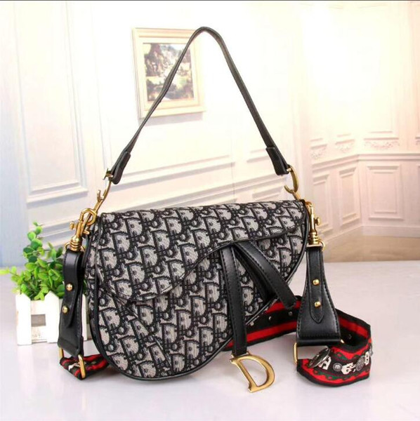 2018 new bag handbag designer handbag new moon bag fashion PU leather handbag brand backpack lady shoulder wallet wallet