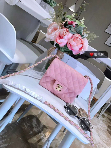 Let profit wholesale sales Luxury bags classic designer women cross body top brand goatskin cf mini chain accessories shoulder bag purse