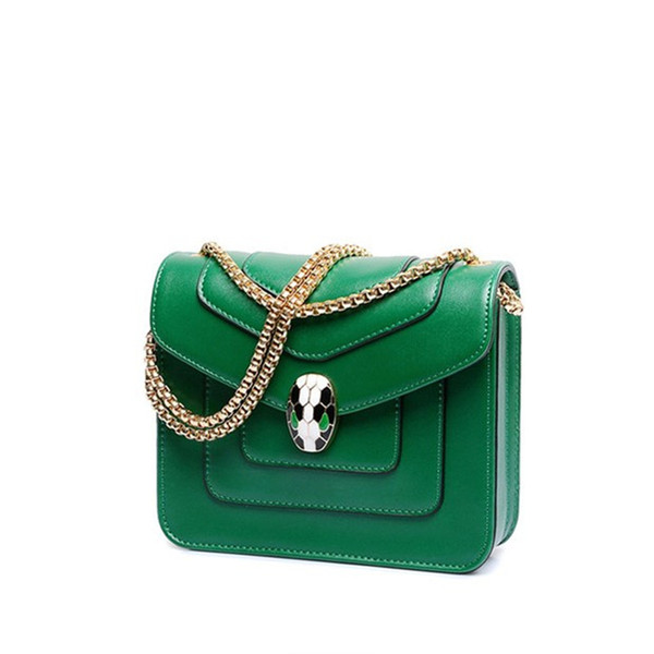 Designer Luxury Handbags Purses Wholesale of Fashion Chain Single Shoulder Bag Slant Snake Head Bag Factory Price Lucury Quality New Arrival