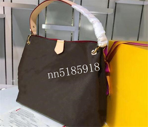 2019 classic hot leather handbag shopping bag fashion trend price beautiful size 41*33*15CM