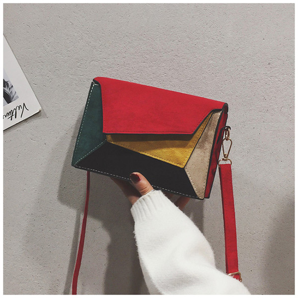 Designer Luxury Crossbody Bags Broadband Color Matching and Sanding Small Square Bag with And One Shoulder Inclined Bag for Women Cute Color