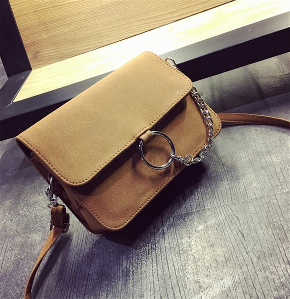 Designer Luxury Handbags Purses Single Shoulders Oblique Wrap Round Wrap Grinding Small Square Bags New Arrival Fashion Style 4 Colors Chain