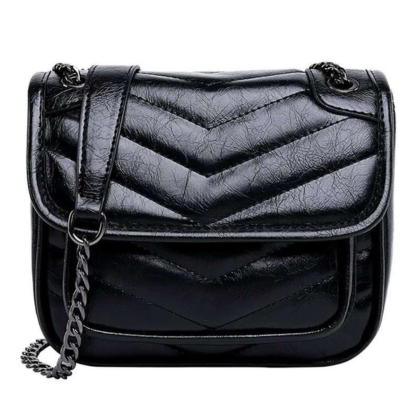 Fashion Trend Classic Super Hotbag Linger Chain Baggage Girl New Simple Baitao Korean version Soft Leather Retro Single Shoulder Slant Bagga