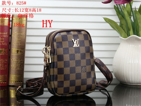 New Fashion men handbags ladies wallet Good quality Leather Unisex Clutch Bags HY60825 men 's Single shoulder Mobile phone bag