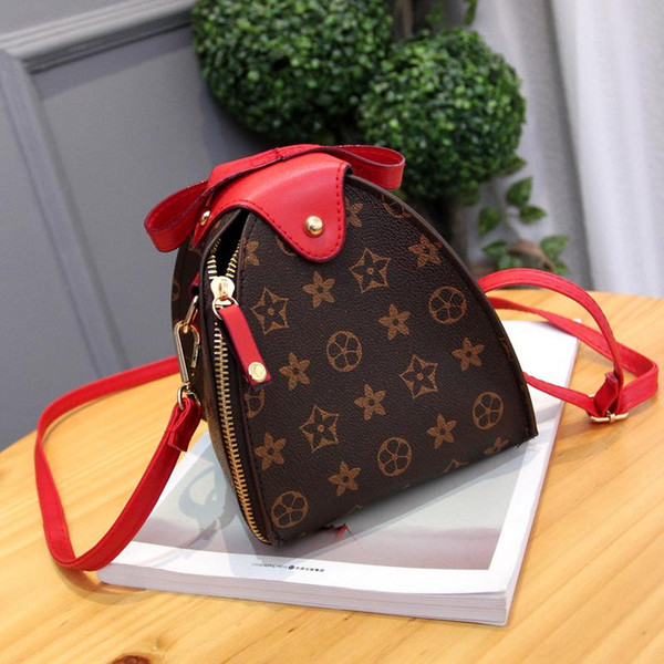 Luxury Handbag Women Crossbody Bag PU Leather Shoulder Vintage Floral Lantern Purses Totes Shell Designer Handbags High Quality Clutch