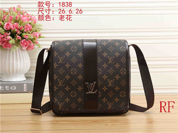 New Fashion men handbags ladies wallet Good quality Leather Unisex Clutch Bags HY61838 men 's Single shoulder Mobile phone bag