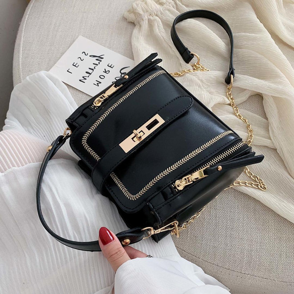 MINI PU Leather Bucket Bags For Women 2019 Travel Shoulder Messenger Bag Female Phone Purses and Handbags Cross Body Bag