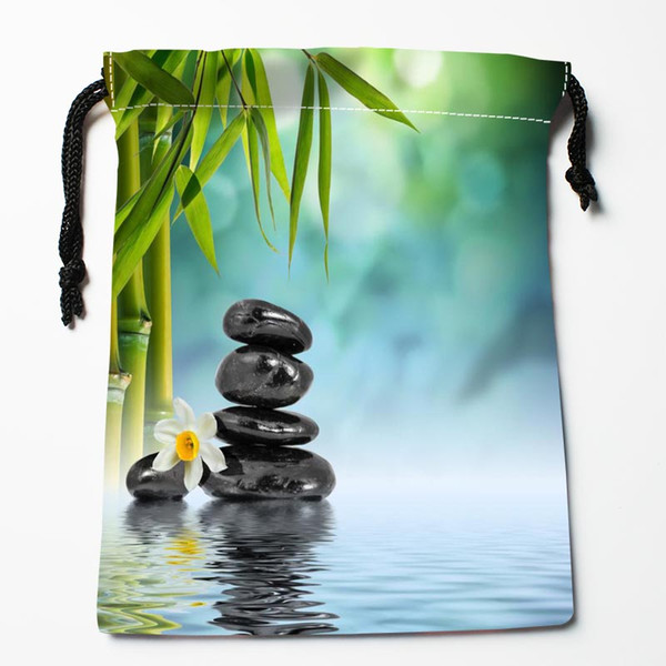 New Arrive Stone Drawstring Bags Custom Storage Bags Storage Printed gift More Size 27x35cm DIY your picture