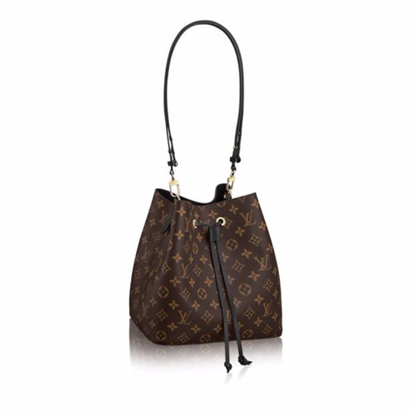 Luxury string Neonoe bucket real leather purse women totes with Pouch ZEALOT shoulder bag