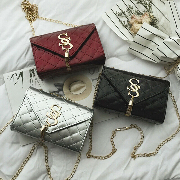 New fashion women's shoulder bag Pu leather candy color Messenger bag casual trend handbag