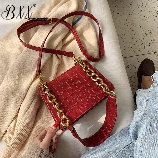 BXX Sac / 2019 Fashion Autumn Winter Luxury Women's Handbags Designer Vintage Chain Underarm Pack Shoulder Crossbody Bag 19K-a17