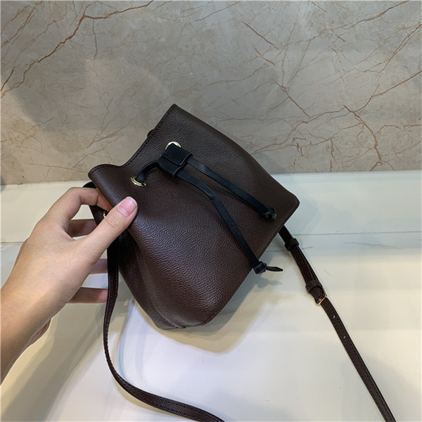 Luxury Deigner Bucket Bag for Women Female Neo Shoulder Bag Mirror Genuine Leather Mirror Bag M44020 Crossbody bags Handbags