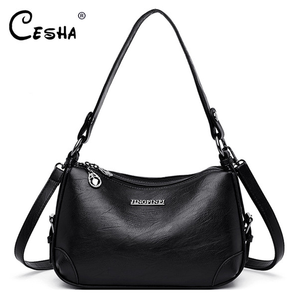 2020 Luxury Genuine Leather Women Handbag High Quality Durable Leather Shoulder Bag Fashion Double Layers Small Handbag Female