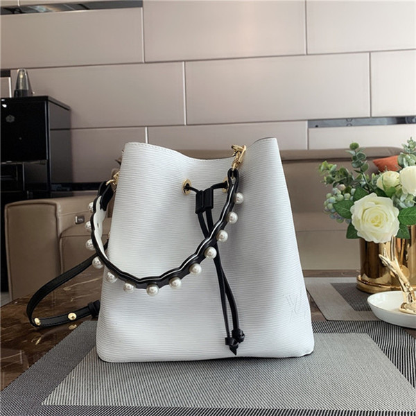 top quality ripple pattern designer shoulder bag luxury leather designer neo bucket bag designer luxury hobo bags