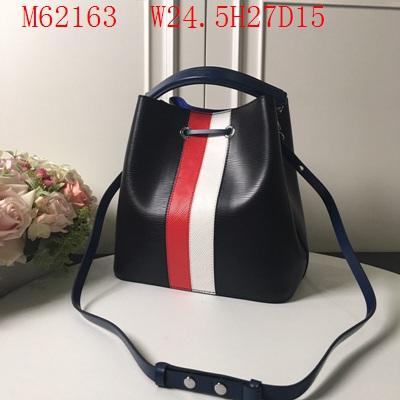 Designer leather Drawstring women classic waves block colors bucket bags 24.5cm wide two quality single shoulder belt Low profit