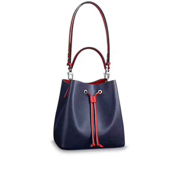 Women's bucket bag, women's designer backpack, women's luxury leisure bag size:22*23.5*13cm