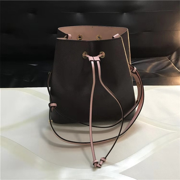 Free shipping!Nice Bucket bag Designer Handbags high quality Handbags Fashion Brand leather Shoulder strap Shoulder Bags 44020