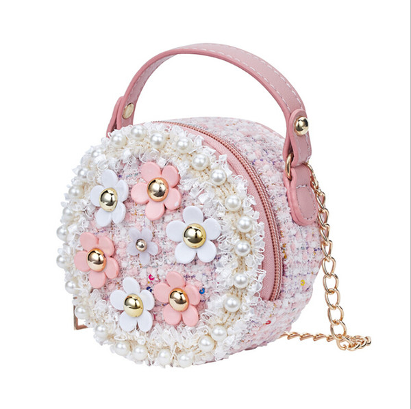 Little Girls Toddler PreK Princess Bag Kids Baby Messenger Crossbody Flower Bag Baby Girls Flower Wallets Handbags Shoulder Bags