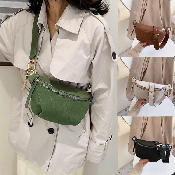 Women's wild pockets fashion shoulder bag 2019 NEW leather multi-purpose bag Female Versatile Pocket student Dropship Y11.12