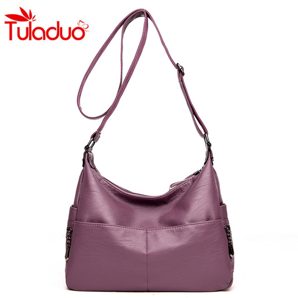 Thread Luxury Hobos Women Handbags 2017 Multi-pocket Women Shoulder Bags Soft Leather Bag Sac a Main Ladise Crossbody Bag Totes