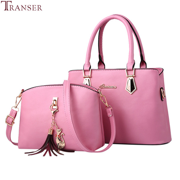 Transer 2019 New Pu Leather Fashion Women Crossbody Bag Single Should Bags Leather Bags Leisure Travel Pure Color Korean Bag