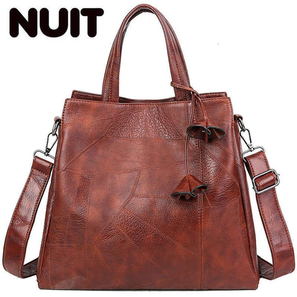 Retro Women Handbag Soft Leather Female Causal Tote High Capacity Lady Crossbody Bag Fashion Lightweight Shoulder Bags For Women