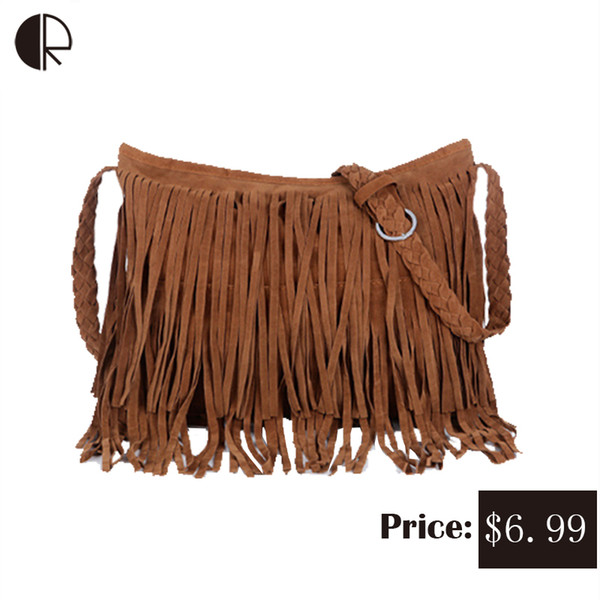 Tassel bags for women handbags women 2016 fringe bag female bolsas de marca fashion crossbody shoulder bag