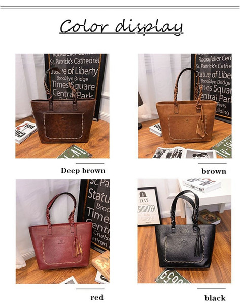 FDB 2020 NEW Popular style handbags Womens bag Fashion Shoulder bags Tassel Large capacity bags Free Shipping DHL