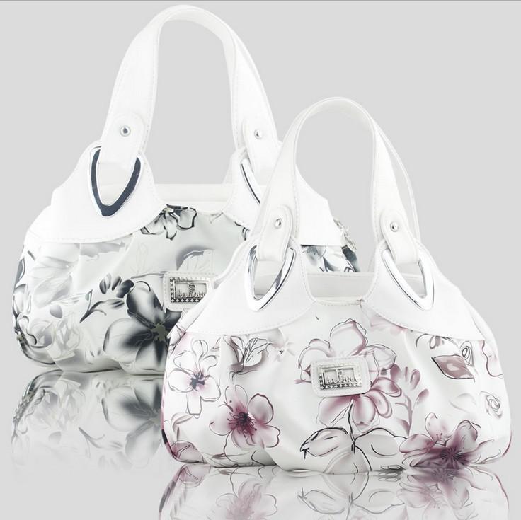 Wholesale-European Style Dream Fashion Flower Series Women's Tote Fashioin Casual Lady Hand bag Free Shipping BB0515