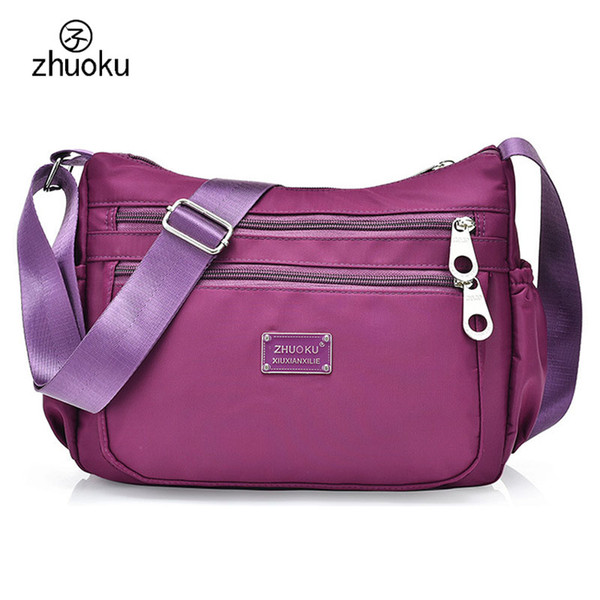 zhuoku!Women messenger bags Free shipping Shoulder bags Hobos Female handbag Luxury brand design Crossbody bag sac a main ZK2112